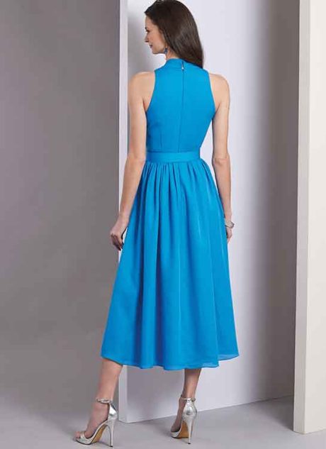V1953 Misses' Dress In Two Lengths and Belt