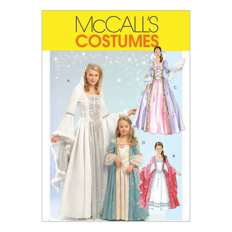 M5731 Misses'/Children's/Girls' Princess Costumes