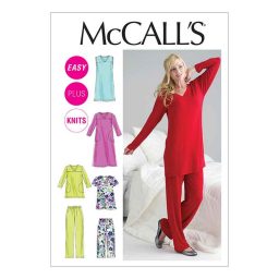 M6474 Misses'/Women's Top, Tunic, Gowns and Pants