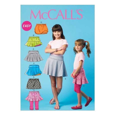 M6918 Children's/Girls' Skorts