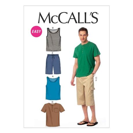 M6973 Men's Tank Tops, T-Shirts and Shorts