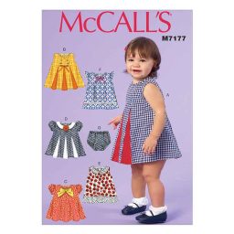 M7177 Infants' Dresses and Panties
