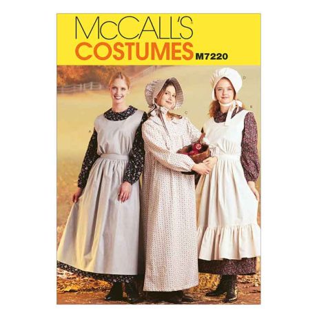 M7220 Misses' Pioneer Costumes