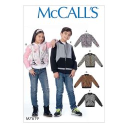 M7619 Children's/Girls'/Boys' Bomber Jackets