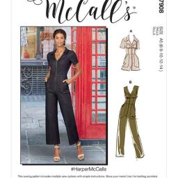 M7908 Misses'/Miss Petite Jumpsuits