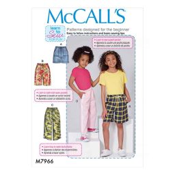 M7966 Children's and Girls' Shorts and Pants