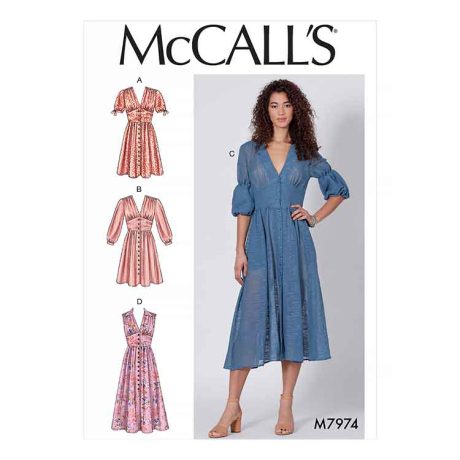 M7974 Misses' Dresses