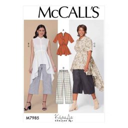M7985 Misses' and Women's Top, Tunics, and Pants