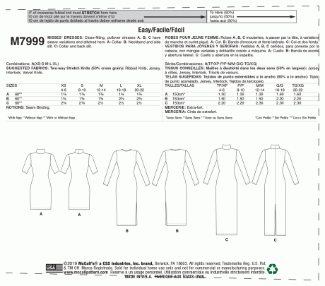 M7999 Misses' Dresses - Image 2