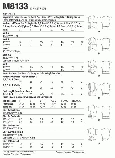 M8133 Men's Vest