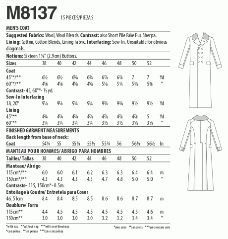 M8137 Men's Coat