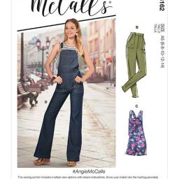 M8162 Misses' Flared Jeans, Overalls, Skinny Jeans & Shortalls