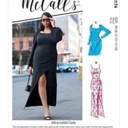 M8174 Misses' & Women's Dresses