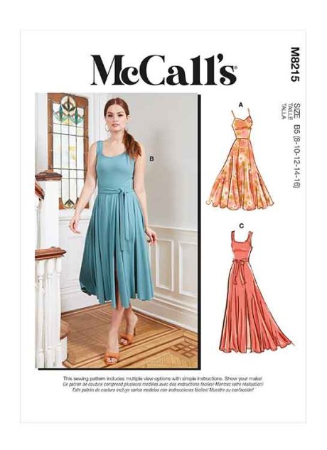 M8215 Misses' & Women's Dresses