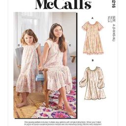 M8216 Misses' & Children's Dresses