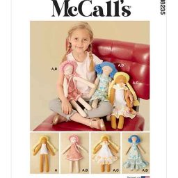 M8235 18" Cloth Dolls