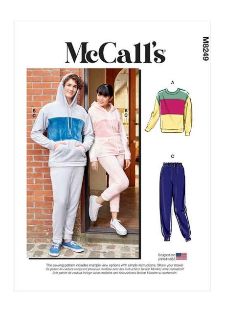M8249 Unisex Tops and Trousers