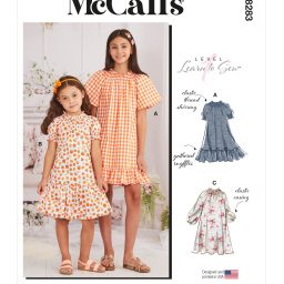 M8283 Children's and Girls' Dresses