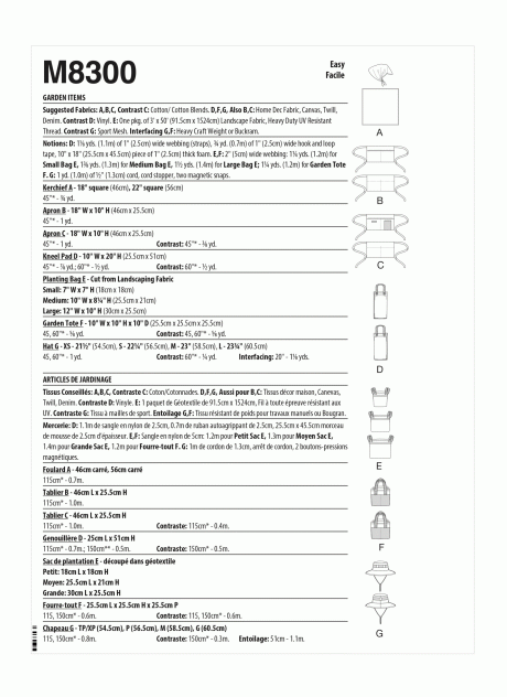 M8300 Garden Items