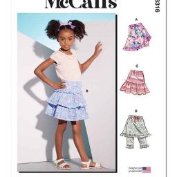 M8316 Children's Skorts