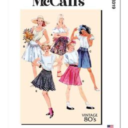 M8319 Misses' Skirts