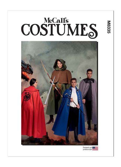 M8335 Men's and Misses' Costume Capes