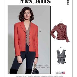 M8350 Misses' Blazer and Vest by Melissa Watson