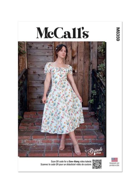 M8359 Misses' Top and Dress by Brandi Joan