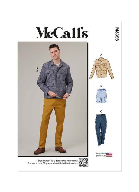 M8393 Men's Jacket, Shorts and Pants