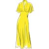 M8406 Misses' Dress with Sleeve and Hemline Variations
