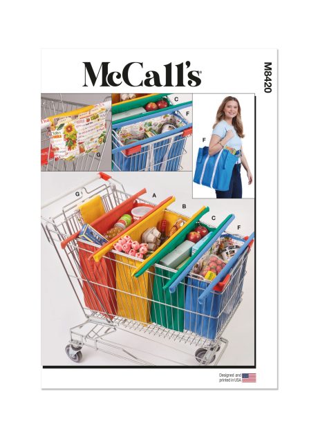 M8420 Shopping Cart Bags and Coupon Case