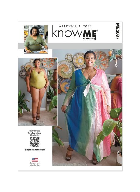 ME2037 Women's One-Piece Swimsuit and Cover-Up