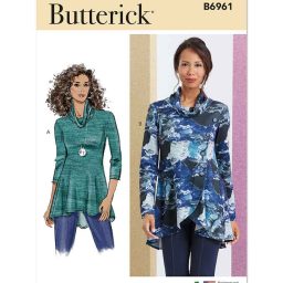 B6961 Misses' Knit Tops