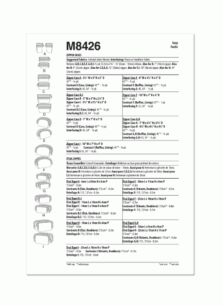 M8426 Zipper Cases