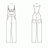 M8437 Misses Overalls by Brandi Joan