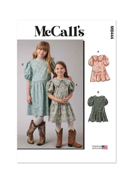 M8444 Children's and Girls' Dresses