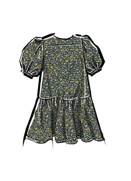 M8444 Children's and Girls' Dresses