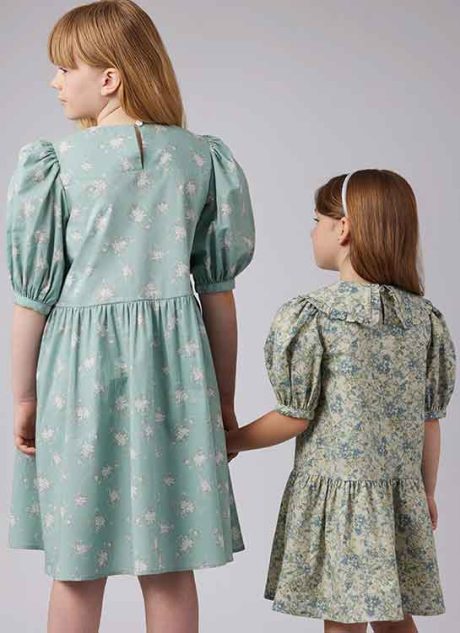 M8444 Children's and Girls' Dresses