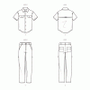 ME2056 Men's Shirt and Pants by Donny Q