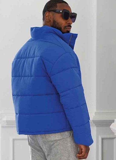 ME2061 Men's Puffer Coat In Two Lengths by Norris Dánta Ford