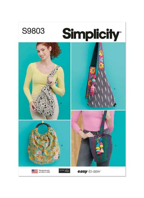 S9803 Bags in Four Styles by Elaine Heigl Designs
