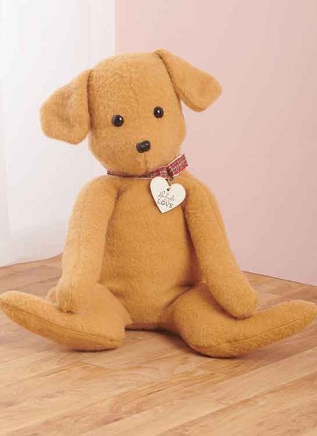 S9807 Poseable Plush Animals by Elaine Heigl Designs