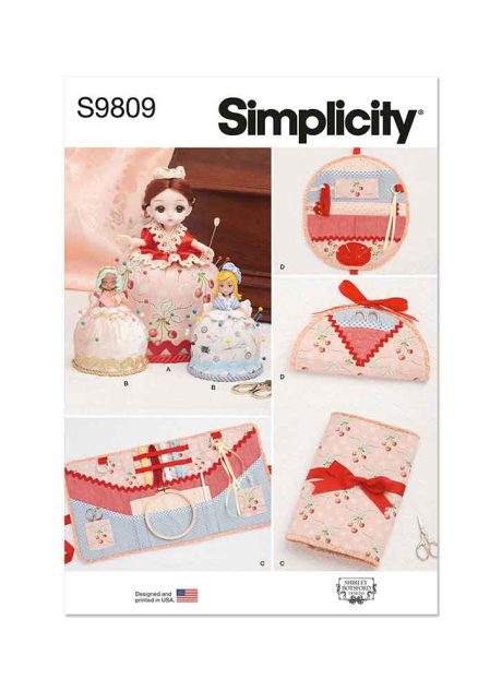 S9809 Pincushion Dolls, Project Organizer and Etui by Shirley Botsford