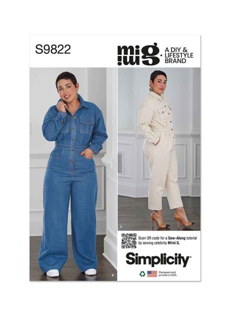 S9822 Misses' Jumpsuits by Mimi G Style