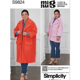 S9824 Misses' Coat in Two Lengths by Mimi G Style