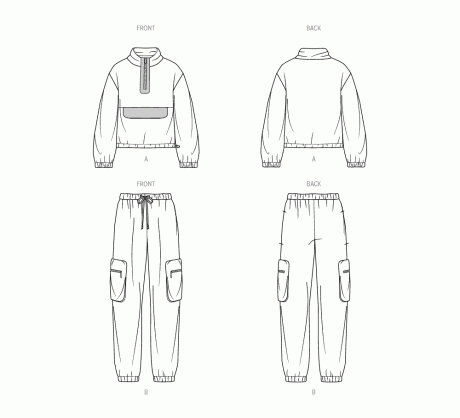 S9828 Unisex Sweatshirt and Pants