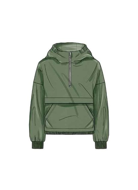 S9829 Men's Half Zip Hoodie