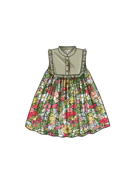 S9830 Children's Dresses