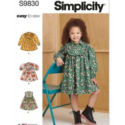 S9830 Children's Dresses