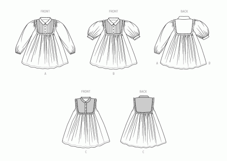 S9830 Children's Dresses